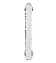 Load image into Gallery viewer, Mirage double-ended glass dildo