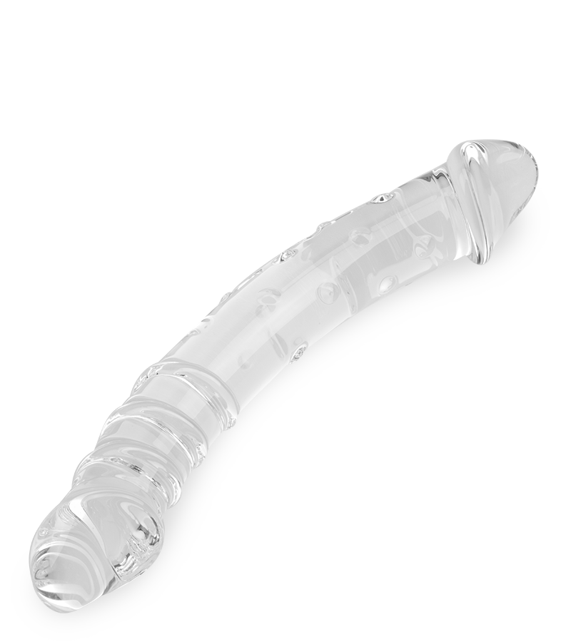 Mirage double-ended glass dildo
