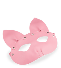 Load image into Gallery viewer, Naughty Fox faux leather BDSM mask