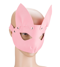 Load image into Gallery viewer, Naughty Fox faux leather BDSM mask
