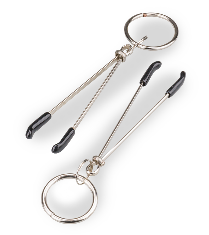Nipple clamps with rings for accessories