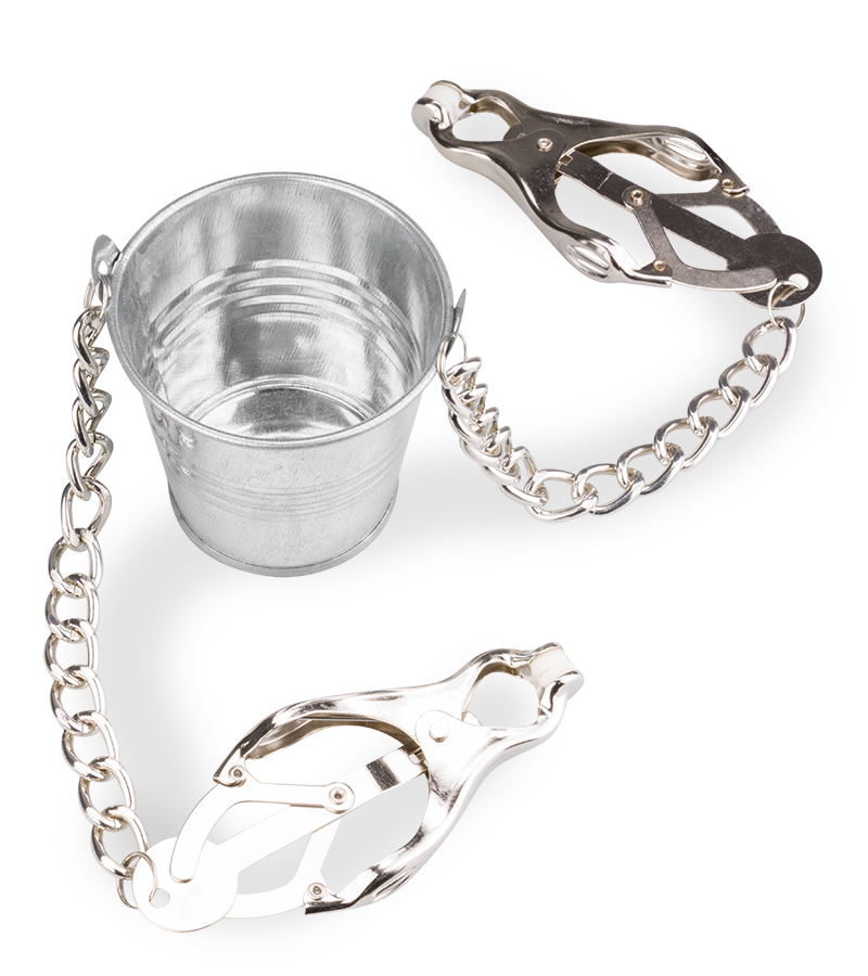 Nipple clamps with small buckets