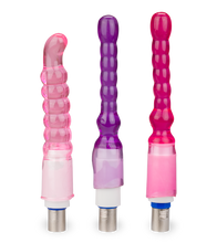 Load image into Gallery viewer, Pack of 3 anal plugs for the sex machine