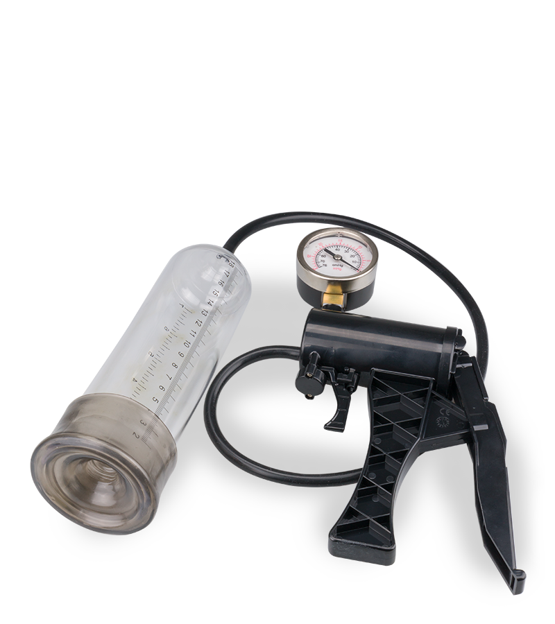 Penis enlarger with pump