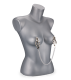 Pincher nipple clamps with chain