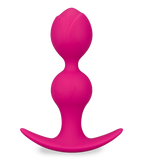 Pink beaded anal plug