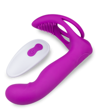 Load image into Gallery viewer, Poly multifunctional vibrator with cock ring