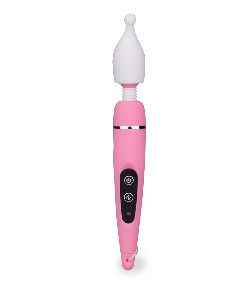 Power Fantasy Wand vibrator with 3 attachment heads