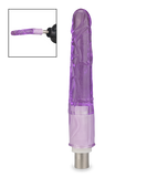 Purple dildo attachment for sex machine
