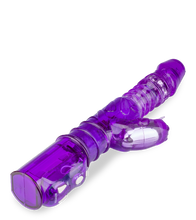Load image into Gallery viewer, Purple up and down tickler rabbit vibrator