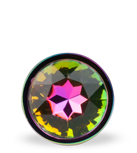 Load image into Gallery viewer, Rainbow rosebud anal jewel