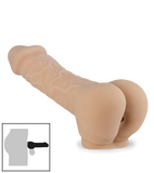 Realistic butt penis-enlarging sleeve