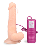 Realistic suction cup dildo with 4 rotation modes