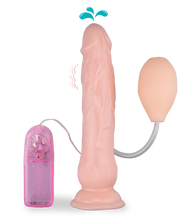 Load image into Gallery viewer, Realistic vibrating and ejaculating dildo