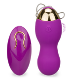 Rechargeable massaging-ball vibrating egg 10 modes