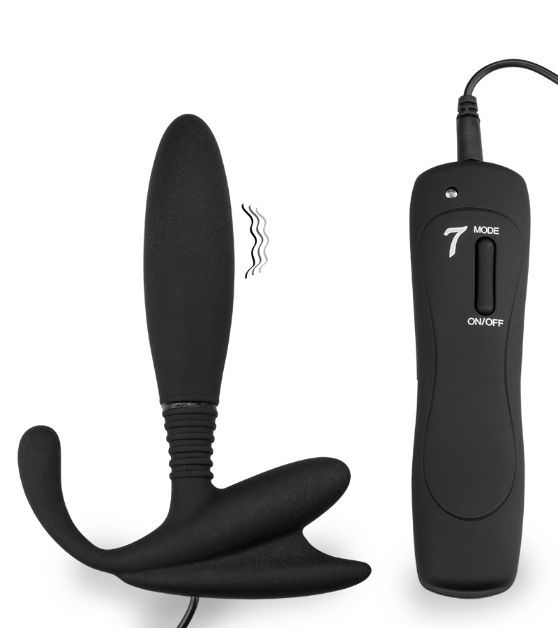 Remote control vibrating prostate massager