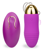 Ribbed USB-powered remote control wireless vibrating love egg 12 modes