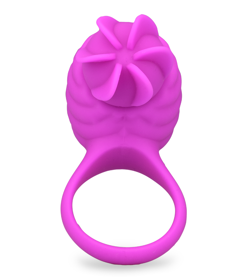 Rotating silicone cock ring