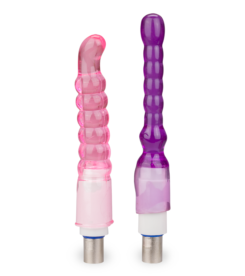 Set of 2 butt plugs for sex machines