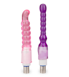Set of 2 butt plugs for sex machines