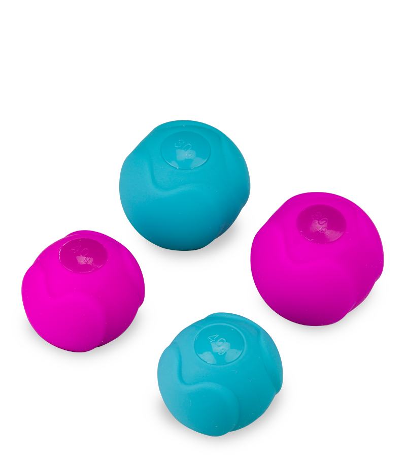 Set of silicone Ben Wa balls