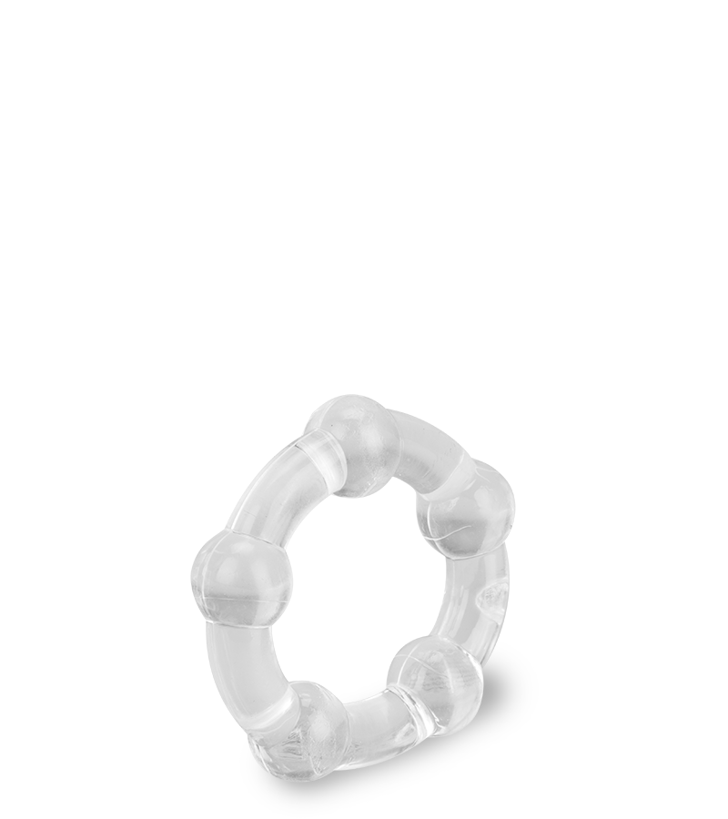 Set of three silicone cock rings