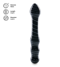 Load image into Gallery viewer, Skellington glass dildo