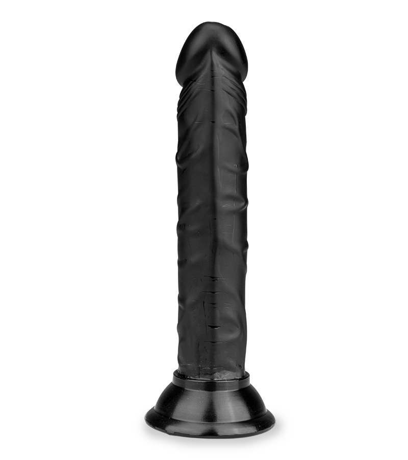 Small suction cup dildo for vagina and anus