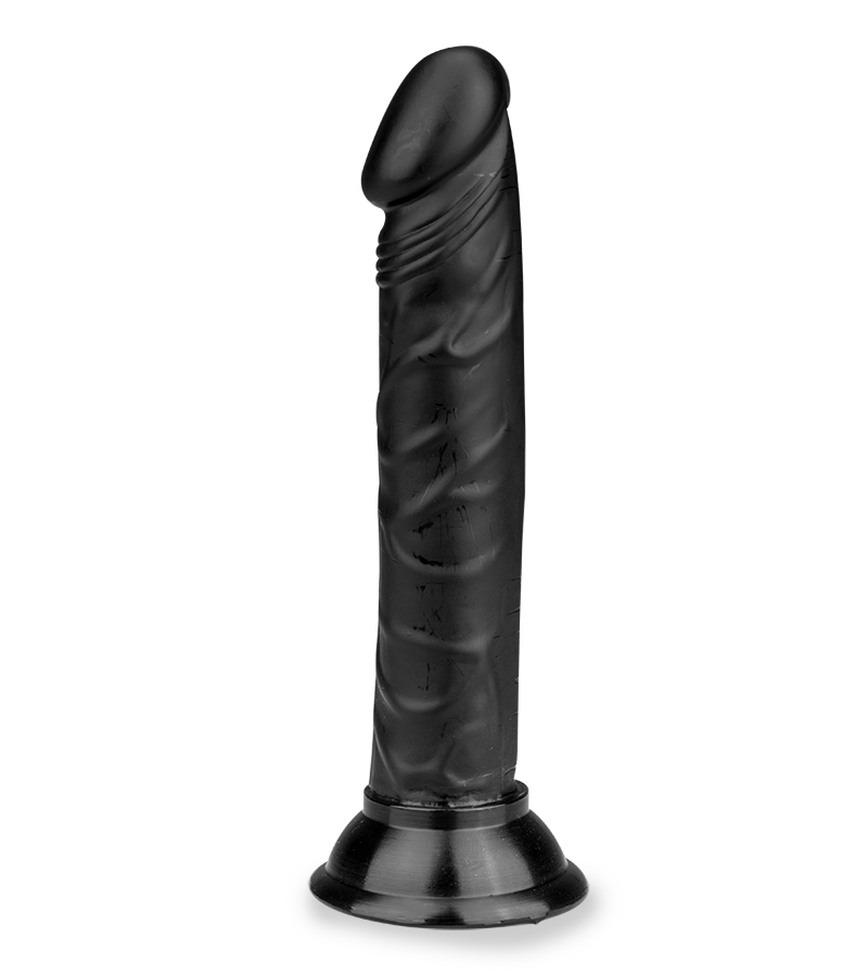 Small suction cup dildo for vagina and anus