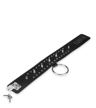 Load image into Gallery viewer, Spiked BDSM collar with lock