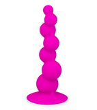Spiralled suction cup butt plug