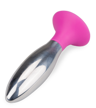 Load image into Gallery viewer, Steel suction-cup anal plug