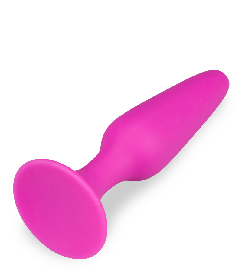 Suction cup cone butt plug