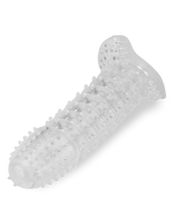 Load image into Gallery viewer, Textured crystal penis extension