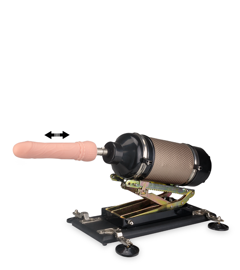 Tim sex machine with dildo