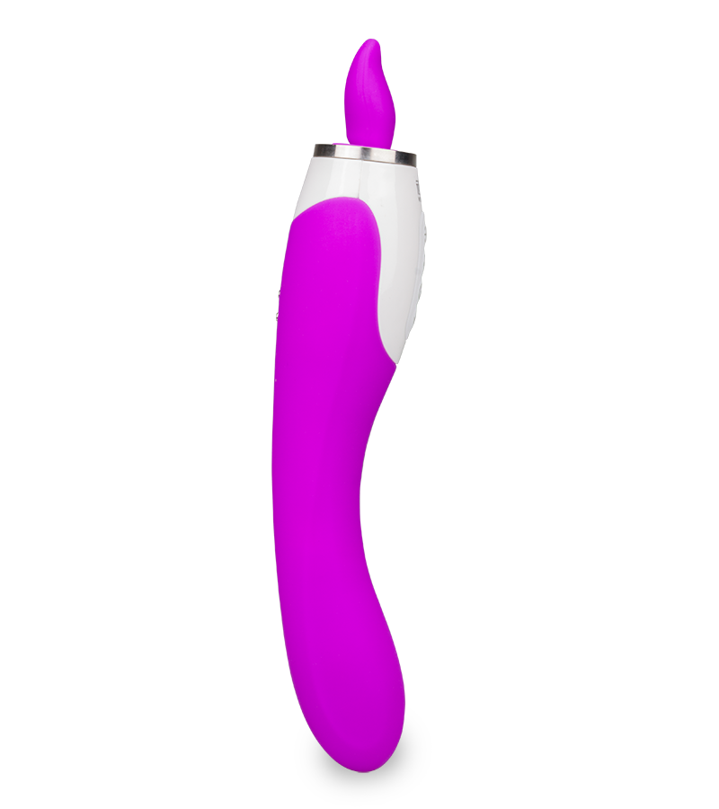 Torch pussy pump with tongue and vibrator