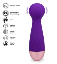 Load image into Gallery viewer, Traveller mini wand massager