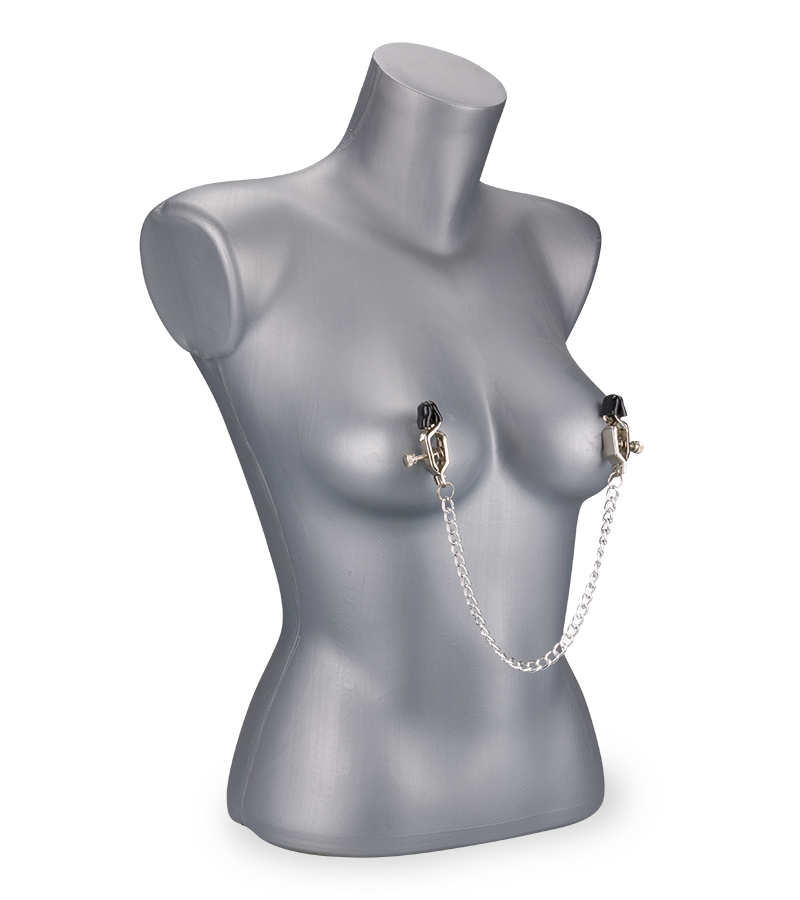 Under Pressure nipple clamps with chain