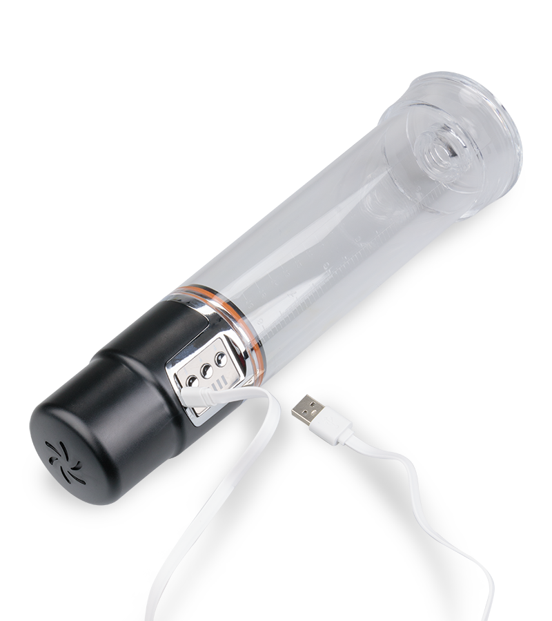 USB-rechargeable penis-enhancing pump