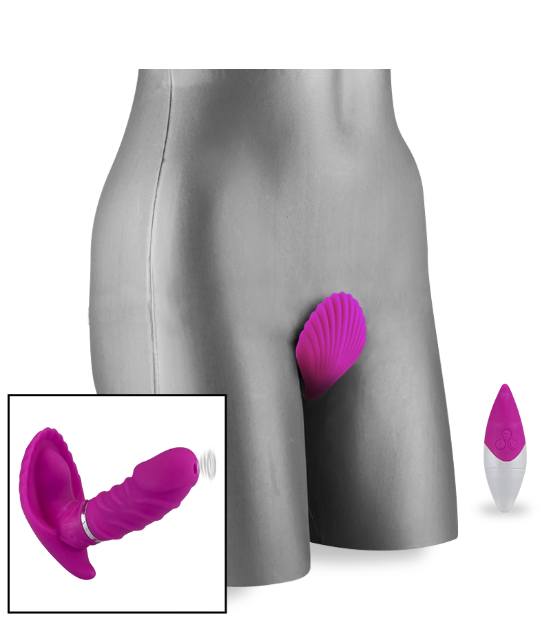 Vibrant air remote control clitoral stimulator