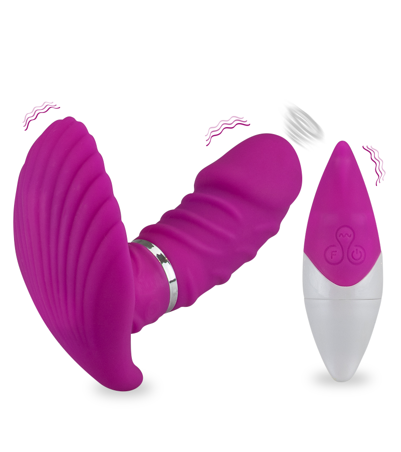 Vibrant air remote control clitoral stimulator