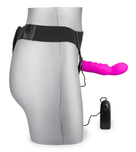 Load image into Gallery viewer, Vibrating G-spot strap on dildo harness