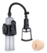 Load image into Gallery viewer, Vibrating penis pump with vagina