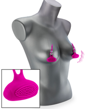 Load image into Gallery viewer, Vibrating silicone nipple clamps