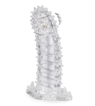 Load image into Gallery viewer, Vibrating textured penis sleeve