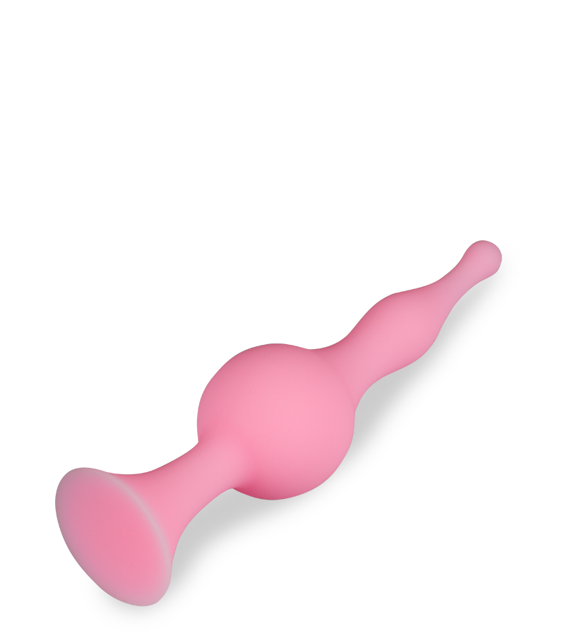 Blob suction-cup anal plug