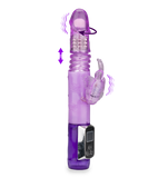 Butterfly thrusting and rotating rabbit vibrator