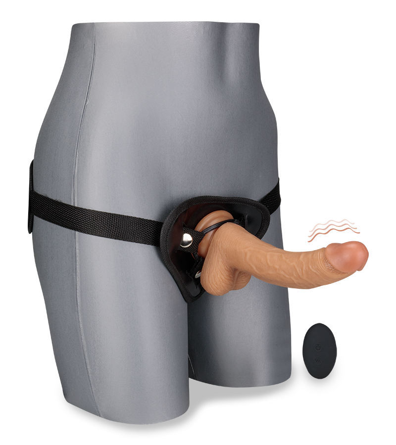 Jessy vibrating strap-on dildo