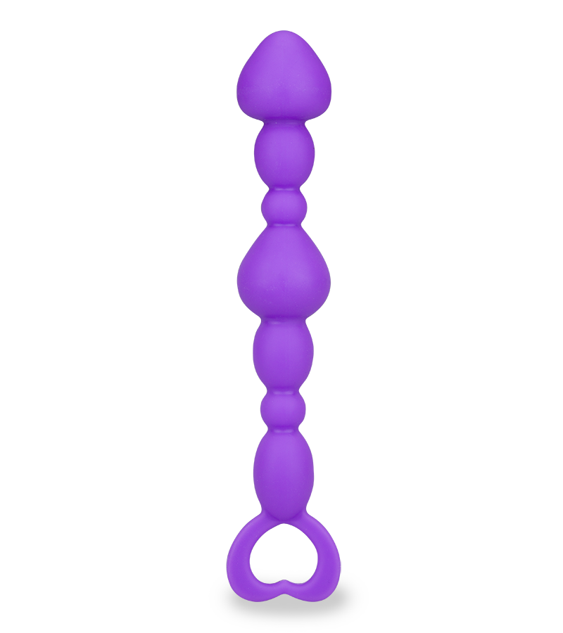 Purple anal beads