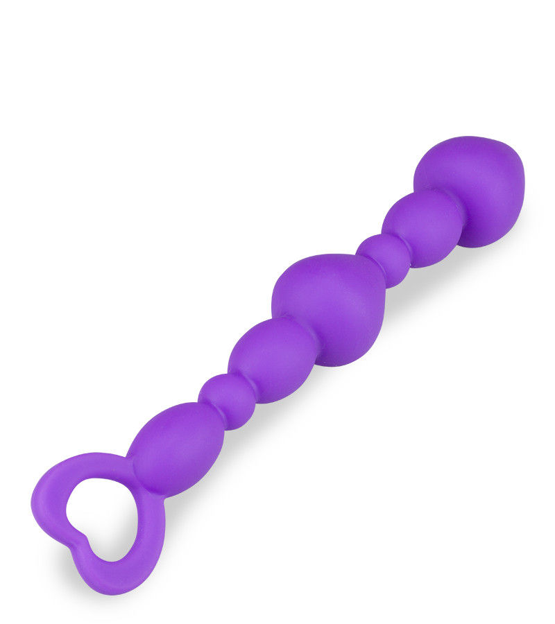 Purple anal beads